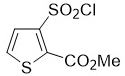 Methyl 3-chlorosulfonyl thiophene-2-carboxylate
